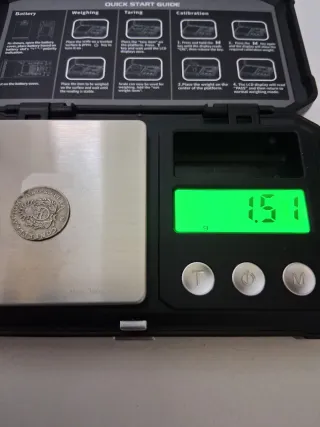 Plata Provincias Argentinas 1854.