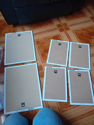 Conjunto de cuadros de playa y mar nuevos