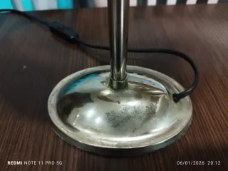 Lámpara Vintage Negra y Dorada