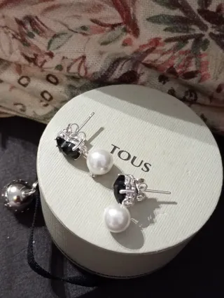 Pendientes Tous Onix y Perla