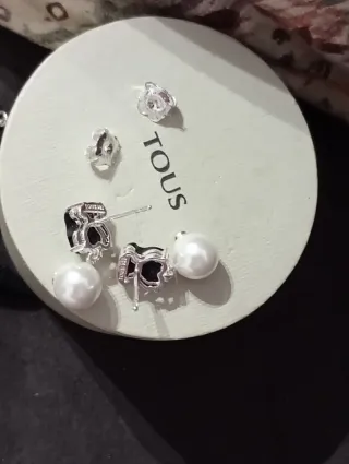 Pendientes Tous Onix y Perla