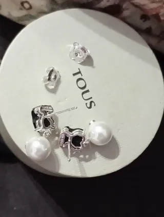 Pendientes Tous Onix y Perla