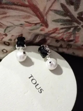 Pendientes Tous Onix y Perla
