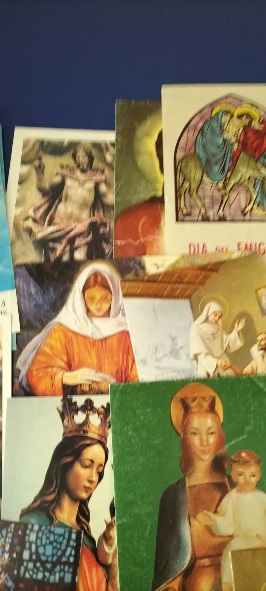 Estampas religiosas antiguas a color