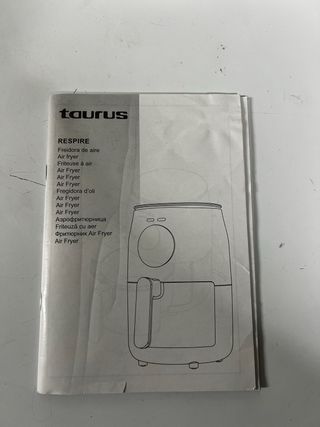 Freidora de aire Taurus Respire 1.5L