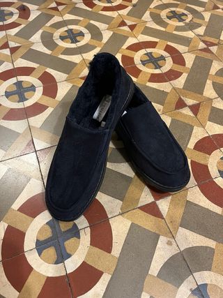 Zapatillas de estar por casa Primark azul marino