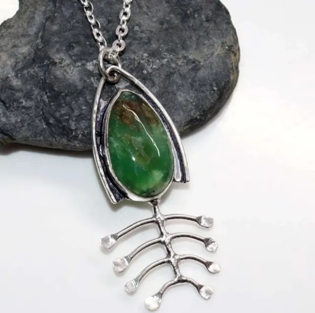Colgante Crisopasa Plata Diseño Único