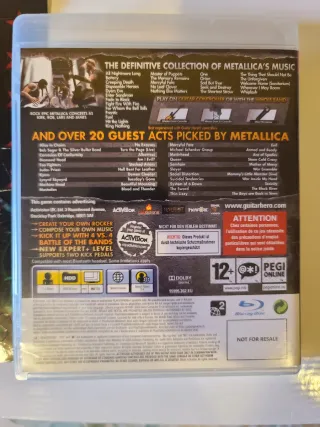 Guitar Hero Metallica PS3 - Gioco Chitarra