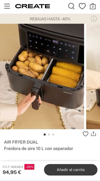 Freidora de Aire XXL 10L