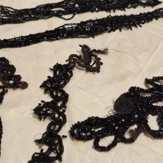 Passamaneria e applicazioni vintage anni 20