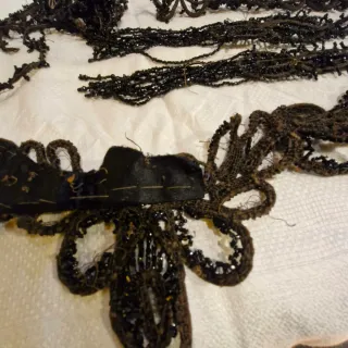 Passamaneria e applicazioni vintage anni 20