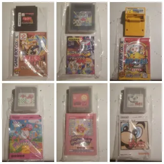 Lote 5 Juegos Game Boy Color Japoneses