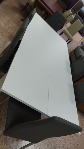 MUEBLE COMEDOR287Mesa  Extensible + 6 Sillas,NUEVO