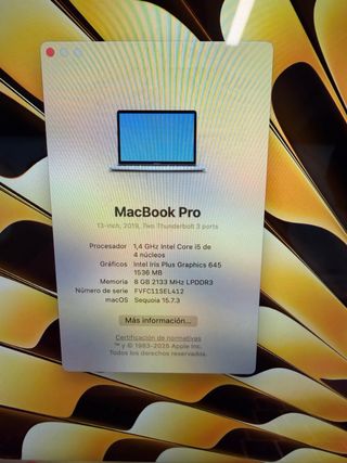 MacBook Pro 2020 Argento