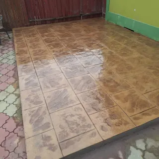 Hormigón impreso para exteriores