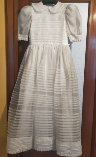 Vestido de comunión blanco niña 9 años