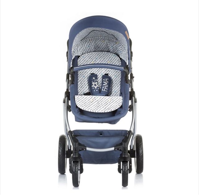 Cochecito Chipolino Fama 3 en 1 azul marino / F1 - miniatura 3