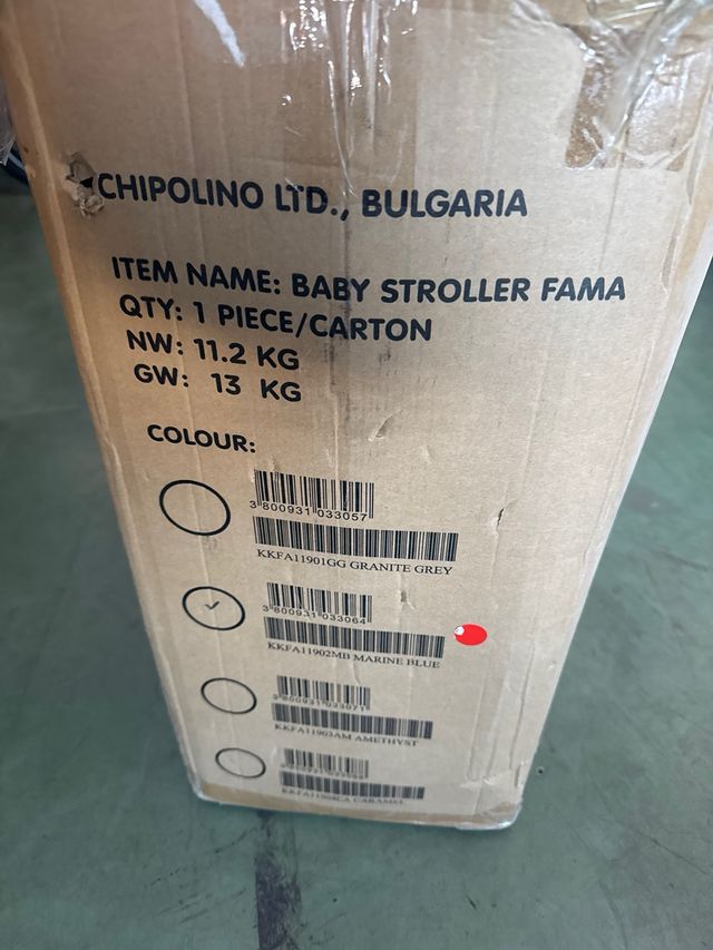 Cochecito Chipolino Fama 3 en 1 azul marino / F1 - miniatura 6