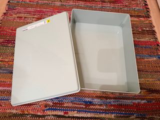 Caja KUGGIS IKEA Verde con Tapa