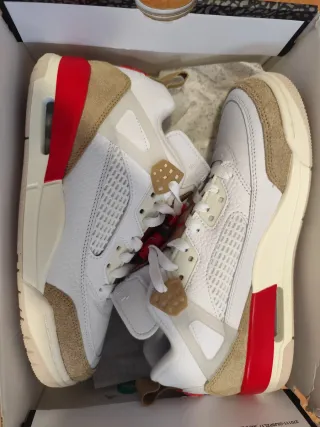 Jordan Spizike Low Rojo Blanco