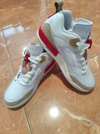 Jordan Spizike Low Rojo Blanco