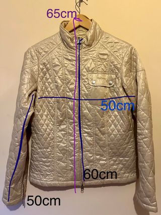 Plumífero Barbour color Nácar