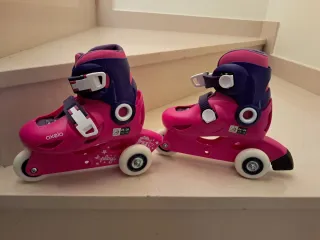 Patines Oxelo Play Rosa Talla 26-28