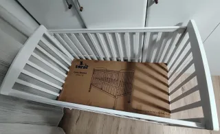 Cuna colecho TORAL incluye colchón viscoelástico