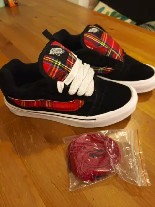 Vans Old Skool Tartán Rojo Negro