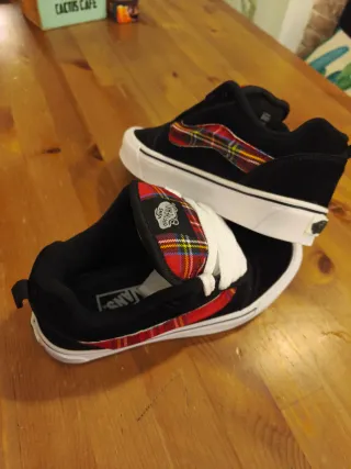 Vans Old Skool Tartán Rojo Negro