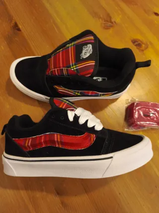 Vans Old Skool Tartán Rojo Negro