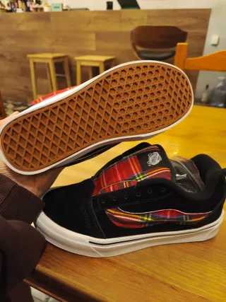 Vans Old Skool Tartán Rojo Negro