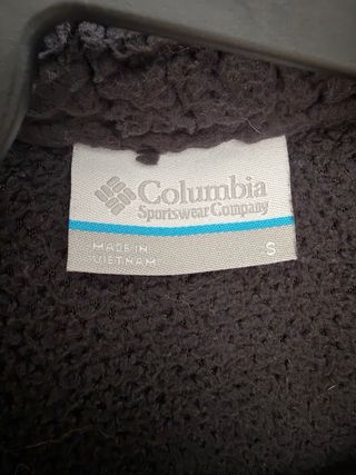 Forro polar Sherpa Columbia negro Talla S