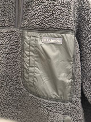 Forro polar Sherpa Columbia negro Talla S