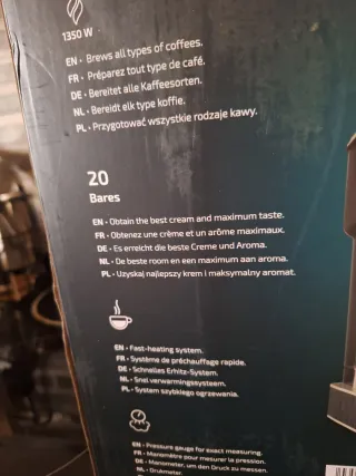 Cafetera Cumbia Cecotec 20 Bares