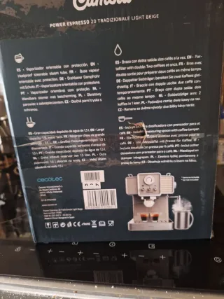 Cafetera Cumbia Cecotec 20 Bares