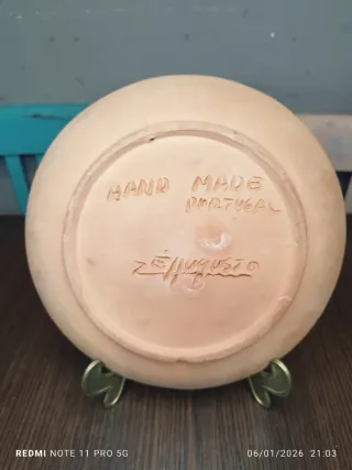 Plato decorativo cerámica gallo Portugal