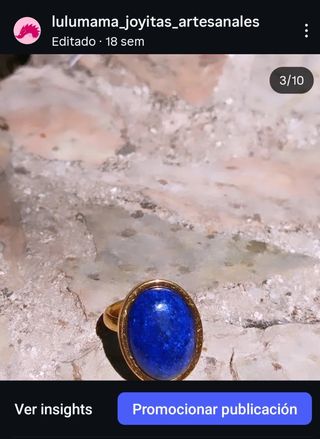 Anillos piedras naturales y acero