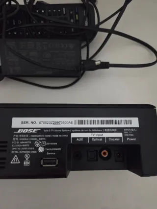 Bose Solo 5 Soundbar system altavoz TV Bluetooth