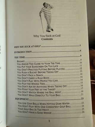 Why You Suck at Golf