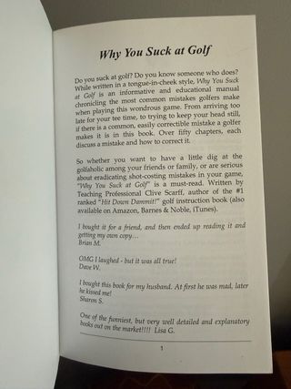 Why You Suck at Golf