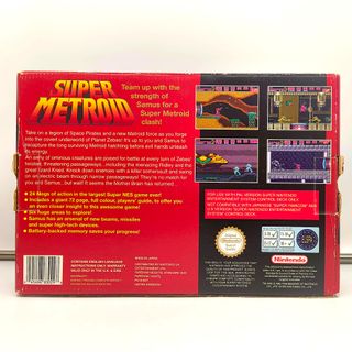 Super Metroid Nintendo SNES – Big Box PAL UKV