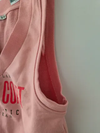 Top Chaleco Rosa Pastel Lefties Talla XS