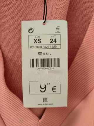 Top Chaleco Rosa Pastel Lefties Talla XS