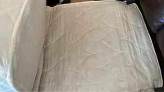 Sofá-cama piel marrón chocolate