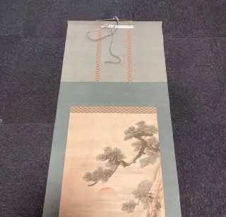 Kakemono Japonés Takasago Longevidad