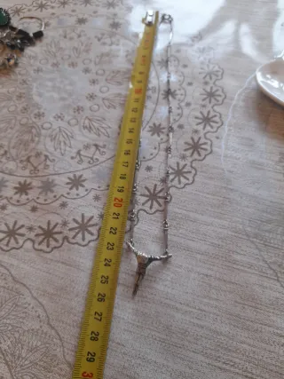 Collar Cristo Dalí con cadena clavos