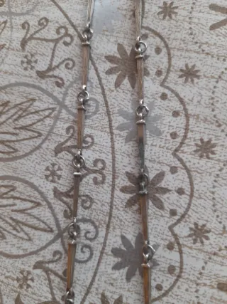 Collar Cristo Dalí con cadena clavos