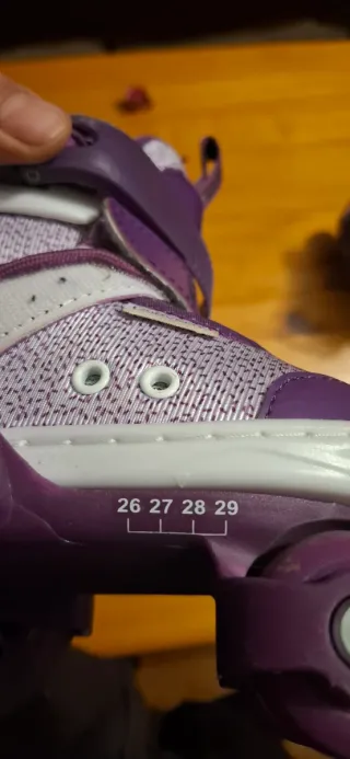 Patines Hudora Niña Ajustables Morado