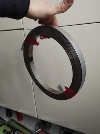 Fascetta stringitubo in acciaio